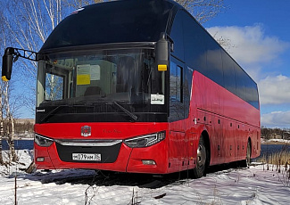 Междугородный автобус Zhong Tong 6127 Raspberry Sky 53 места